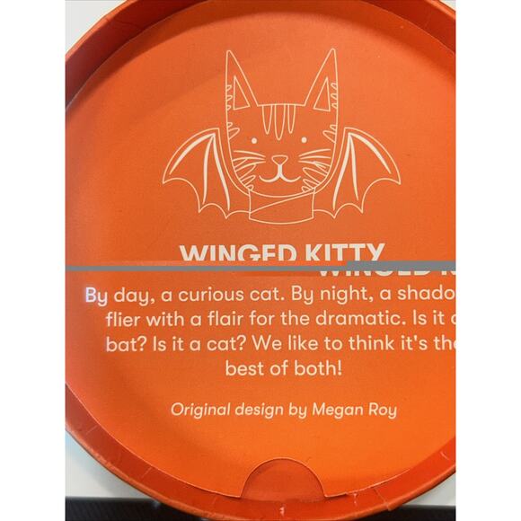 Erstwilder Megan Roy Winged Kitty Brooch NIB Haunted At Heart Collection - Picture 3 of 6